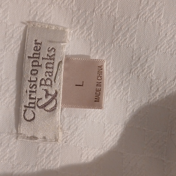 Christopher banks' button-down blouse size L - Picture 7 of 7